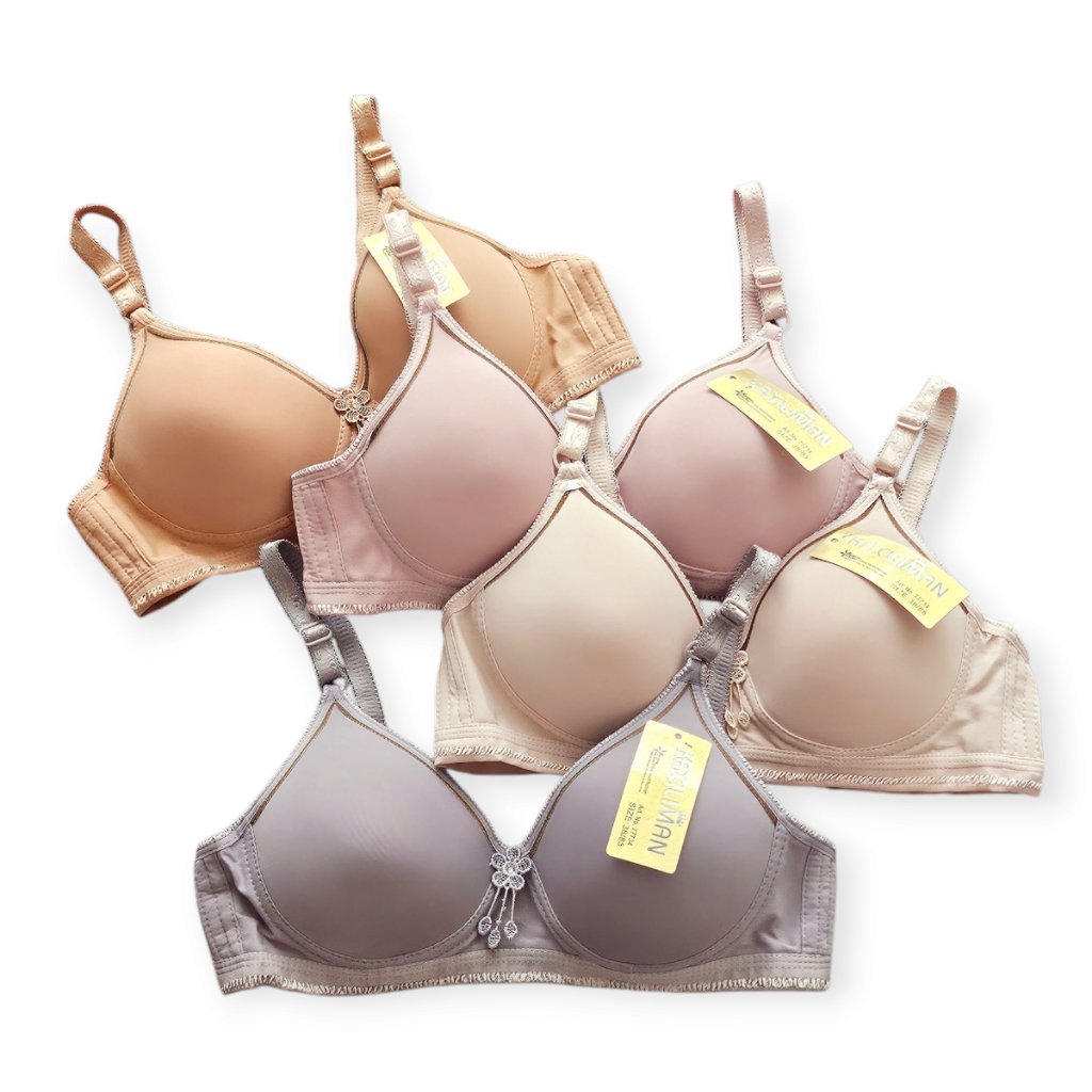 bra wanita polos bh busa tipis ukuran 34 - 40 cup B