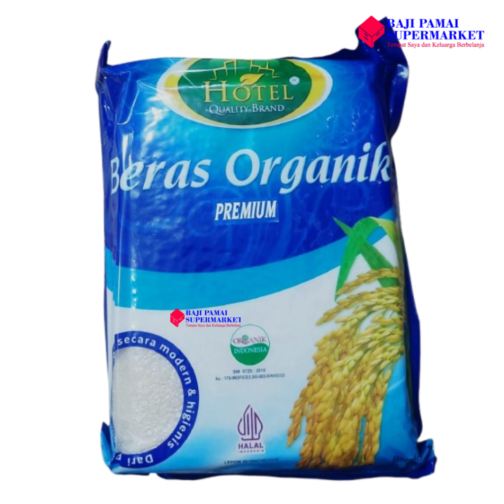 

Beras Hotel Organik Premium 5 kg / Beras Organik Super