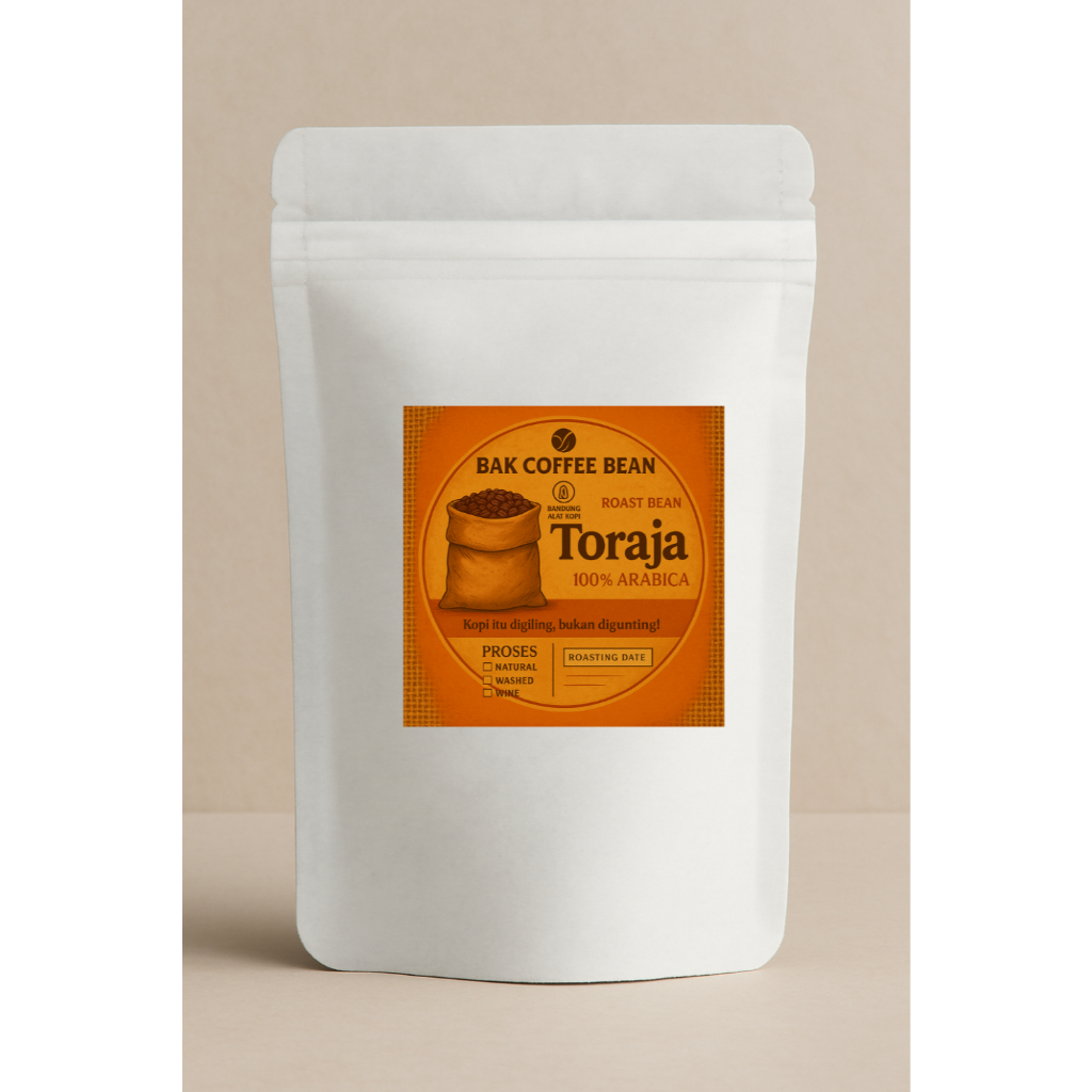 

Arabika Toraja 100% Asli | Whole Bean / Bubuk | Fresh Roasted Coffee 200gr