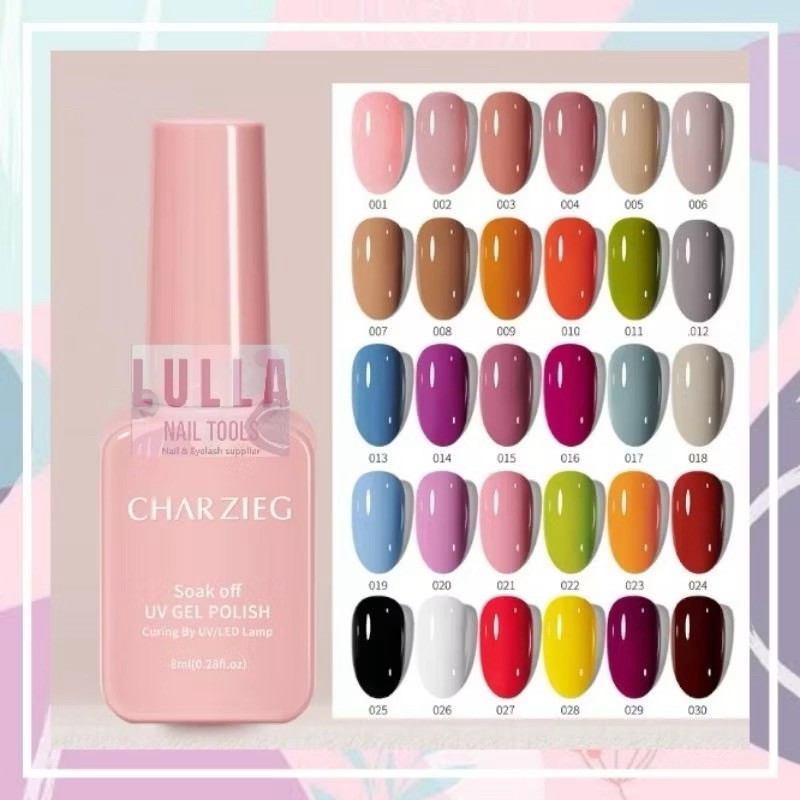 CHARZIEG PINK 8ML / KUTEK UV /CAT KUKU / NAIL GEL POLISH/ CAT KUKU  / KUTEK GEL /CAT KUKU FOTOTHERAP