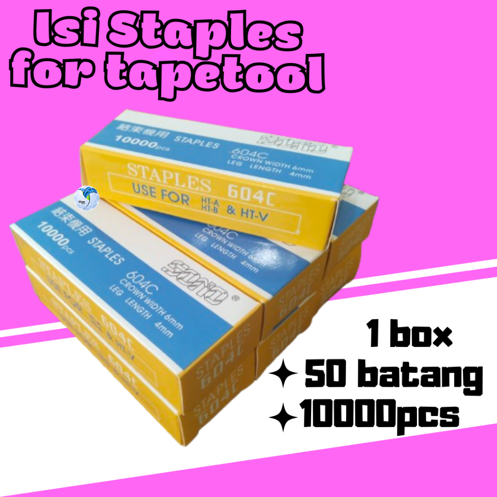 

Staples Tapetool Isi Ulang Pengikat Lanjaran Tanaman stapler teptol