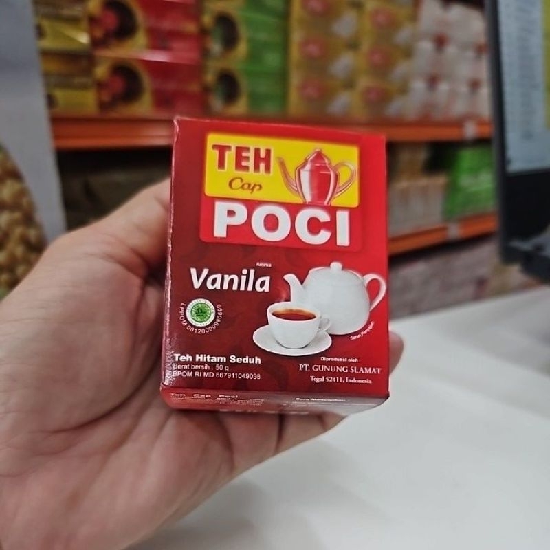 

PCS 50GR - TEH POCI SEDUH / POCI VANILA TEH SEDUH