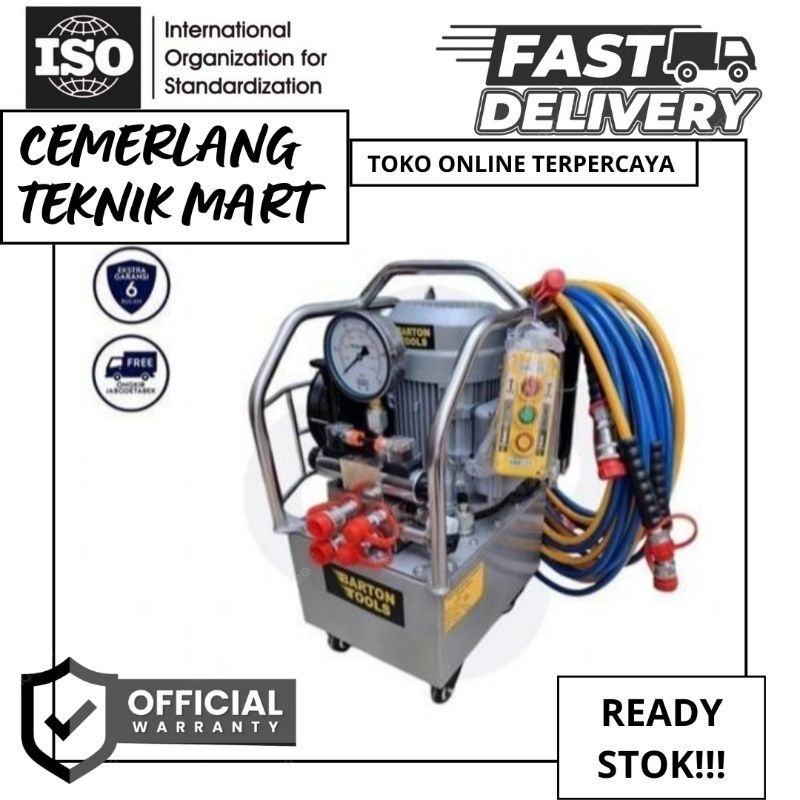 Pompa Torsi Electric Hydraulic 8L 4-Port | Untuk Kunci Torsi Hidrolik