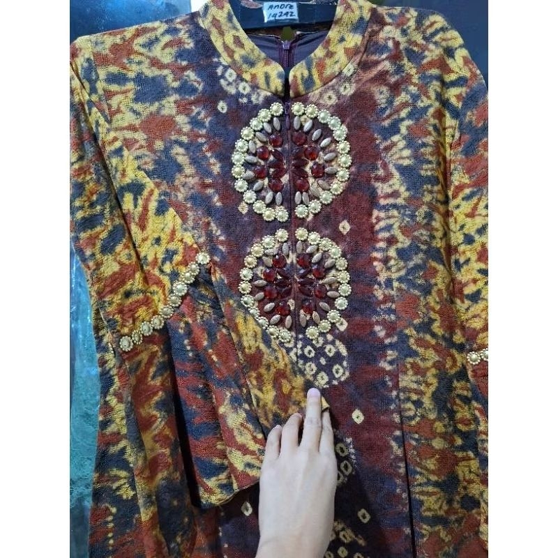 dress payet jumputan palembang