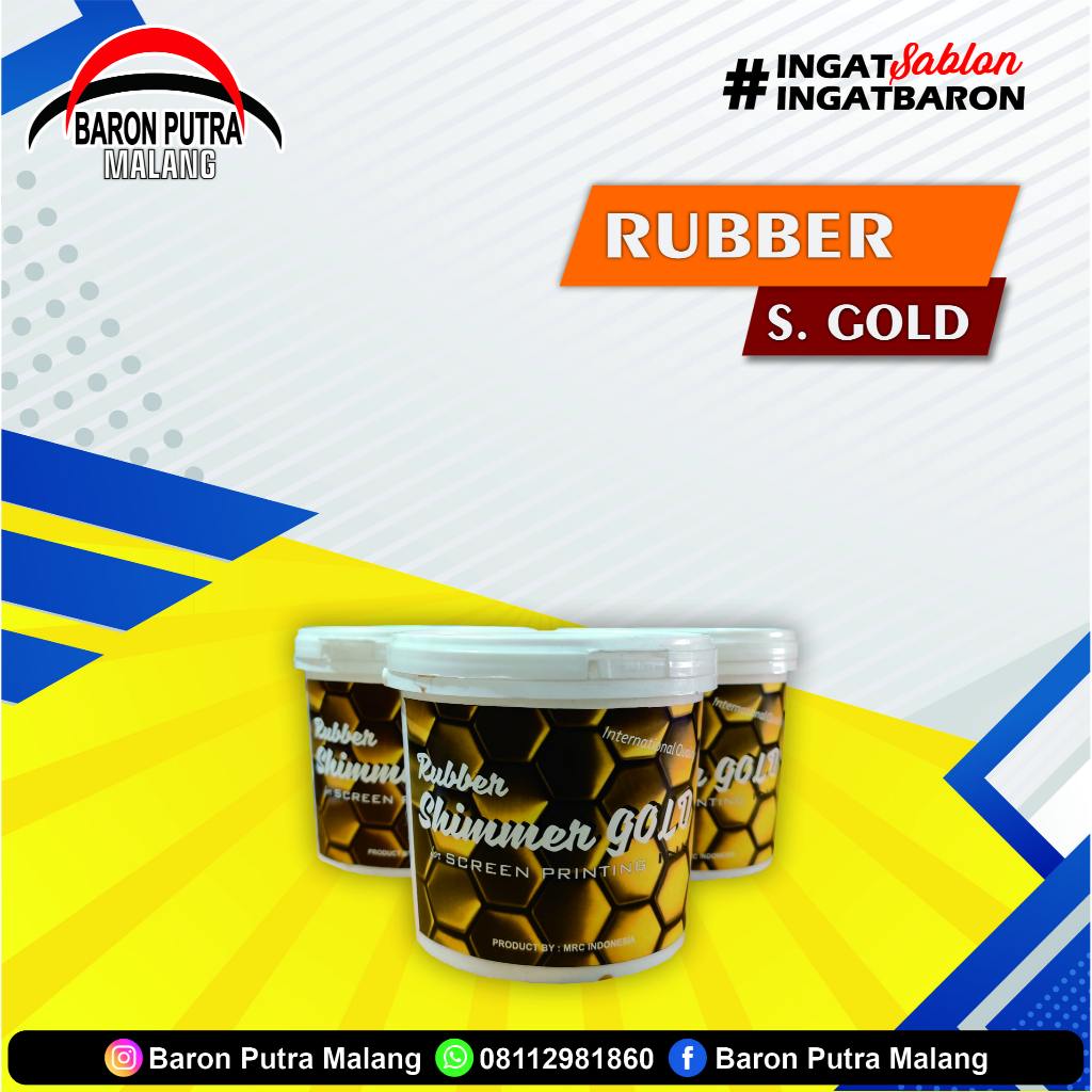 

RUBBER SHIMMER GOLD