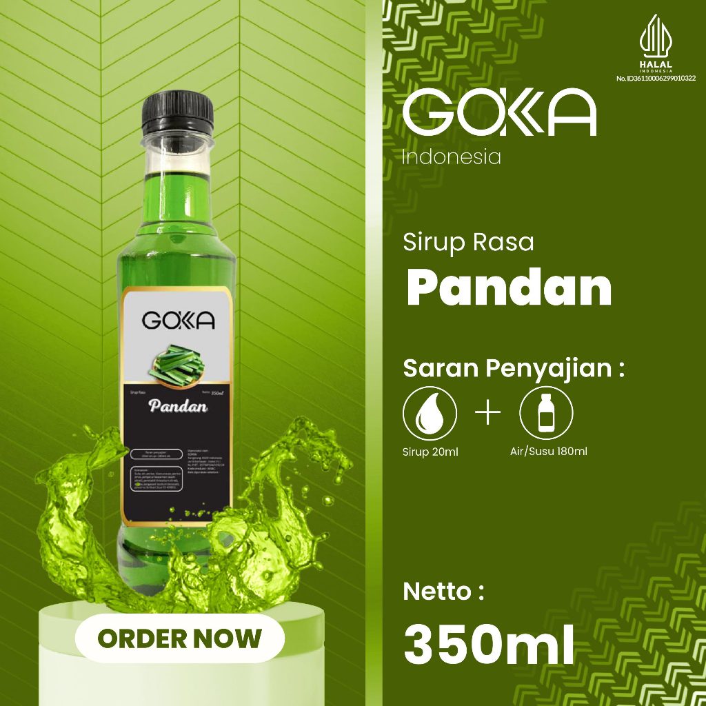 

Sirup Gokka Rasa Pandan / Minuman Syrup Gokka Rasa Pandan 350ml