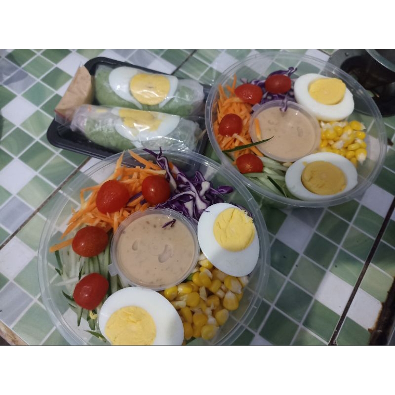 

Salad Sayur Box Pass Size Protein Telur