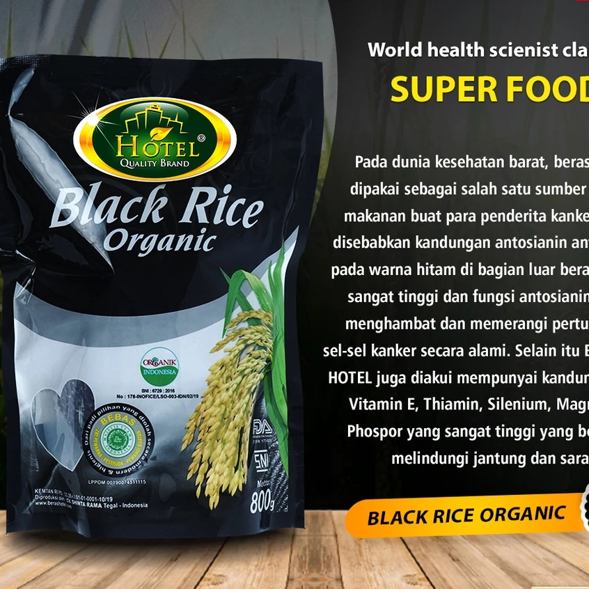 

Beras Hitam HOTEL 800 gr