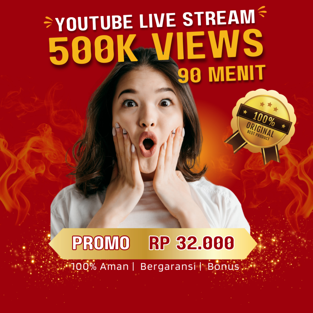 Views Live YouTube 90 menit | Views YouTube premium | YouTube live stream views | 100% Concurrent