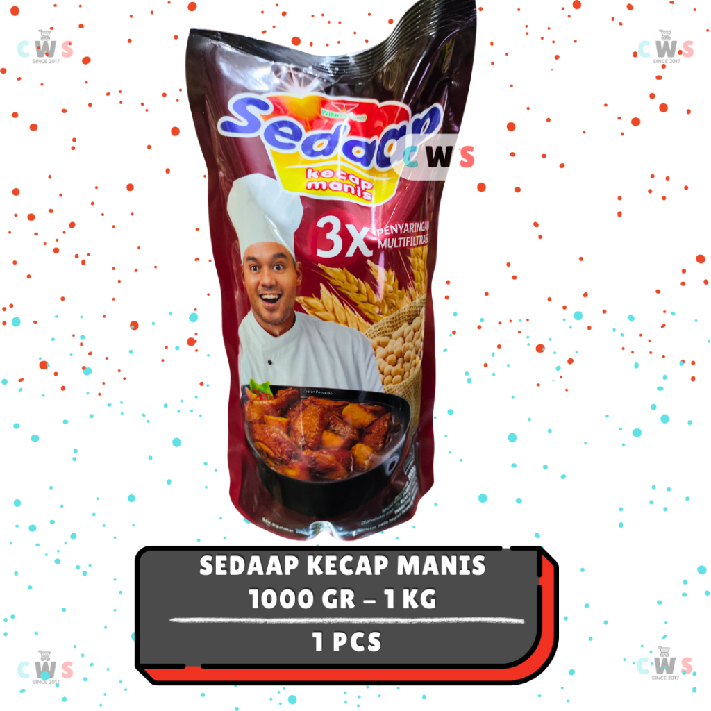 

SEDAP Sedaap Kecap Manis 3x Penyaringan Kental Asli 1000 Gr - 1 Pcs