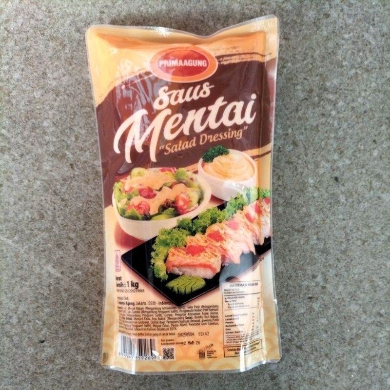 

Saos Mentai Prima Agung 1 kg