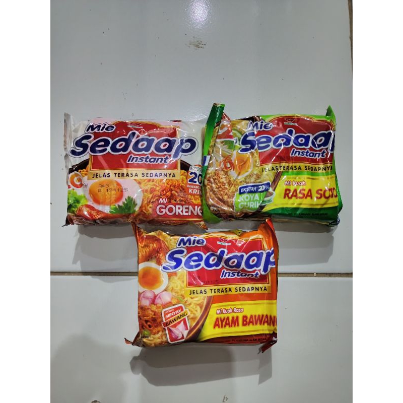 

Mie instan sedap banyak pilihan