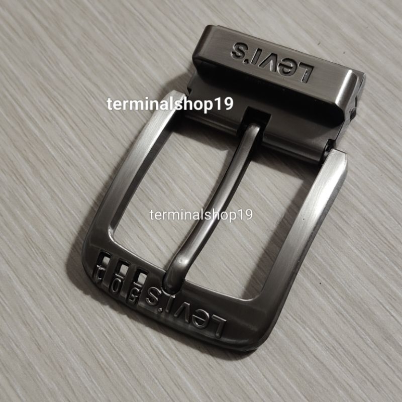 KEPALA IKAT PINGGANG KULIT PREMIUM / KEPALA GESPER KULIT JEPIT JARUM 4CM