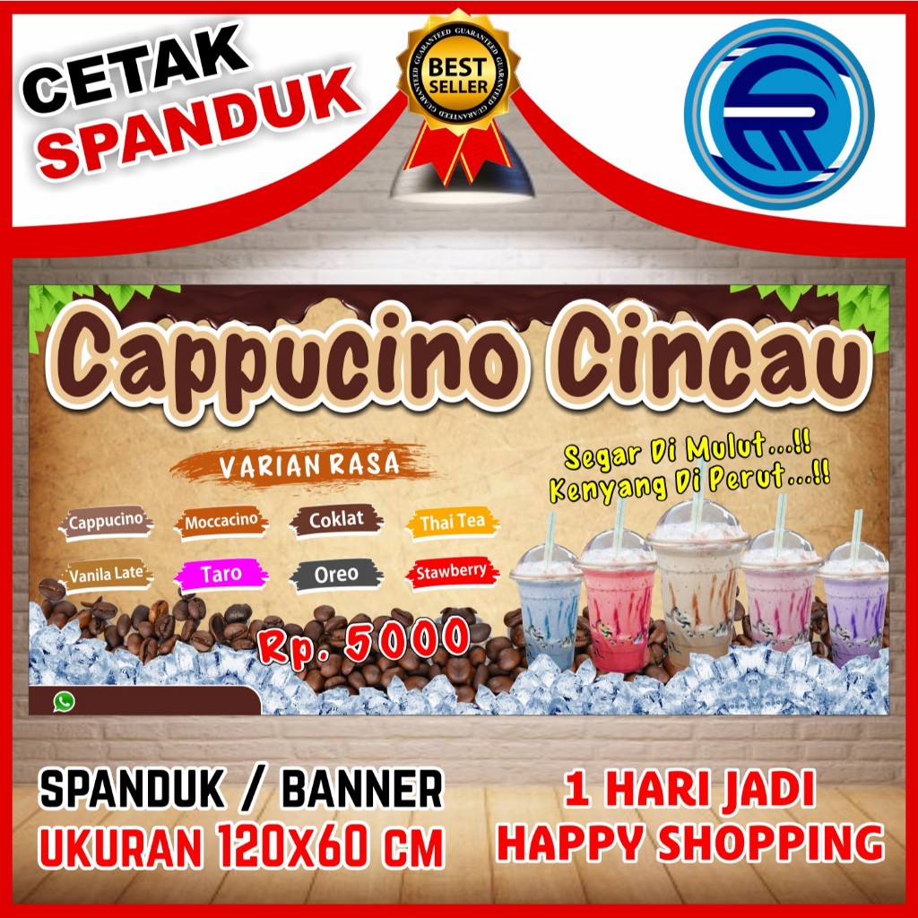 Cetak Spanduk Cappuccino Cincau Cetak Banner Cappuccino Cincau Cetak Spanduk Cappuccino Cincau Varia