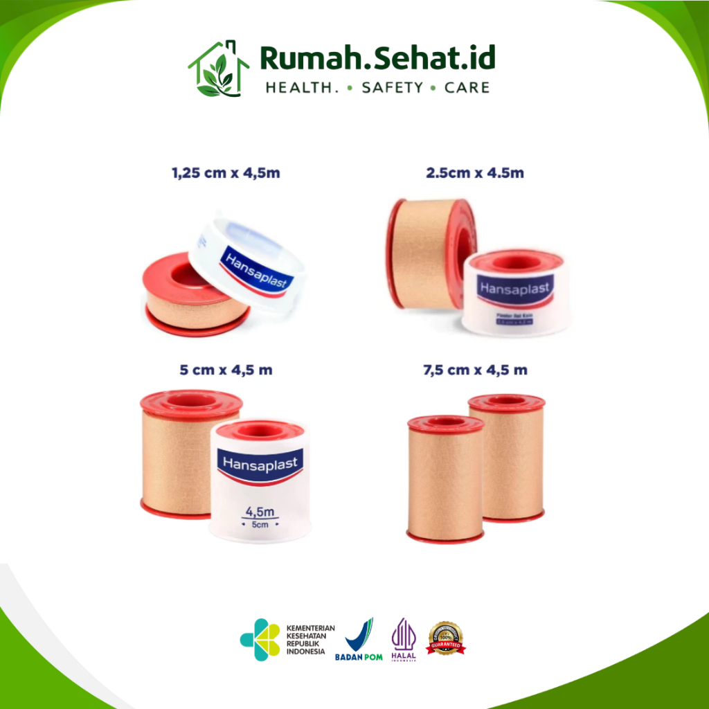 Plester Luka Hansaplast Plester Roll Kain