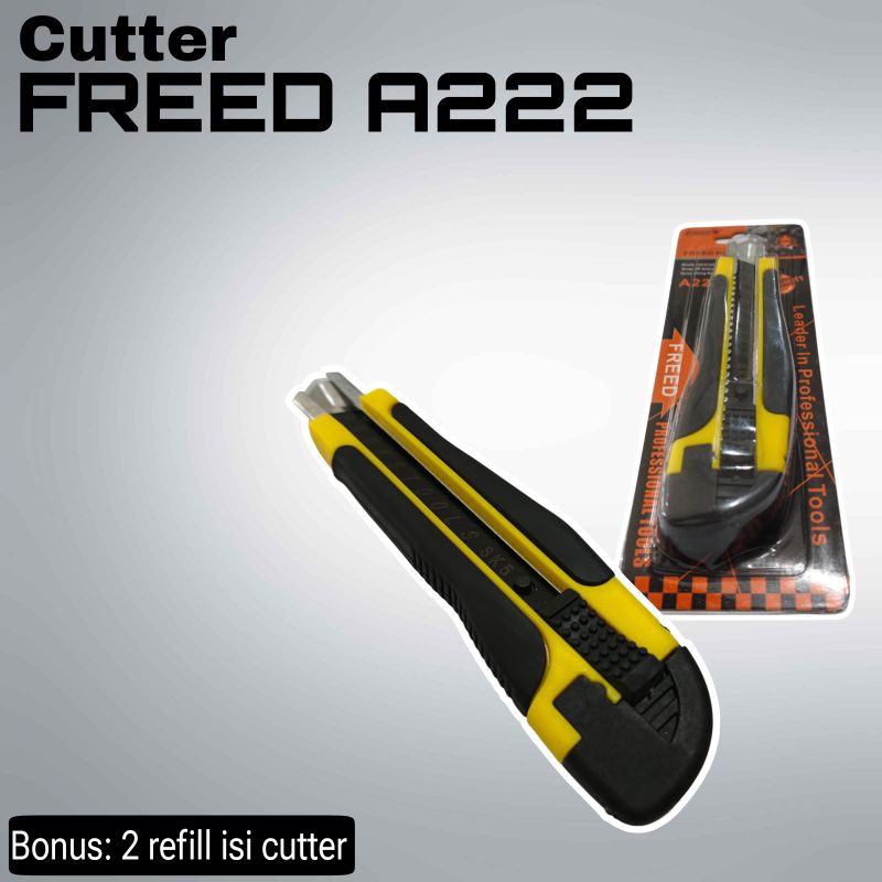 

Cutter Besar + Isi Cadangan 2 Merek Freed A222