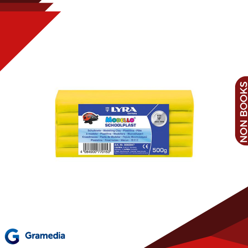 

Gramedia Medan - LYRA MODELLING clay 500g yellow