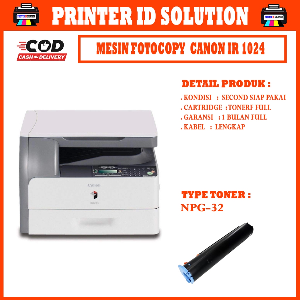 Mesin fotocopy canon ir 1024
