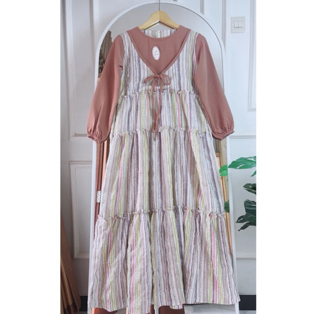 Dres Anjani/Dress Anak/Gamis Anak Tanggung/Gamis Salur