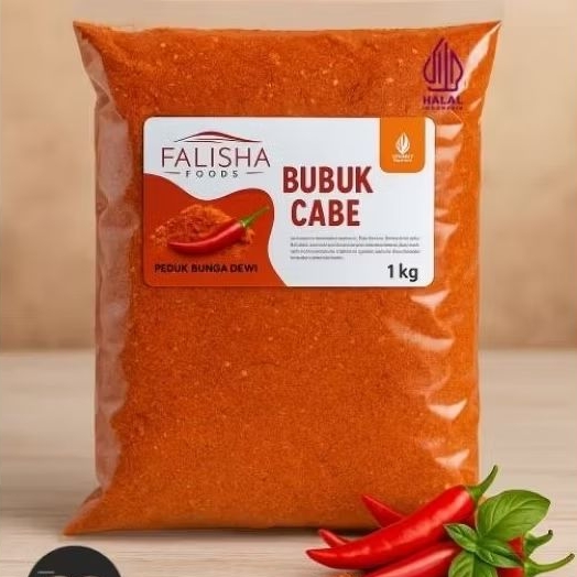 

Cabe bubuk halus 1kg /cabai bubuk halus/cabe super pedas/cabe bubuk extra pedas bumbu masakan/bumbu dapur