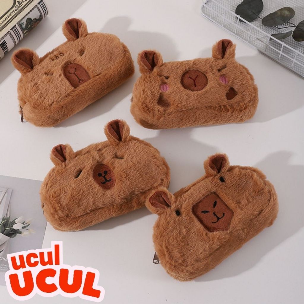 

[UCUL UCUL] Tempat Pensil Pencil case Kotak pensil Capybara