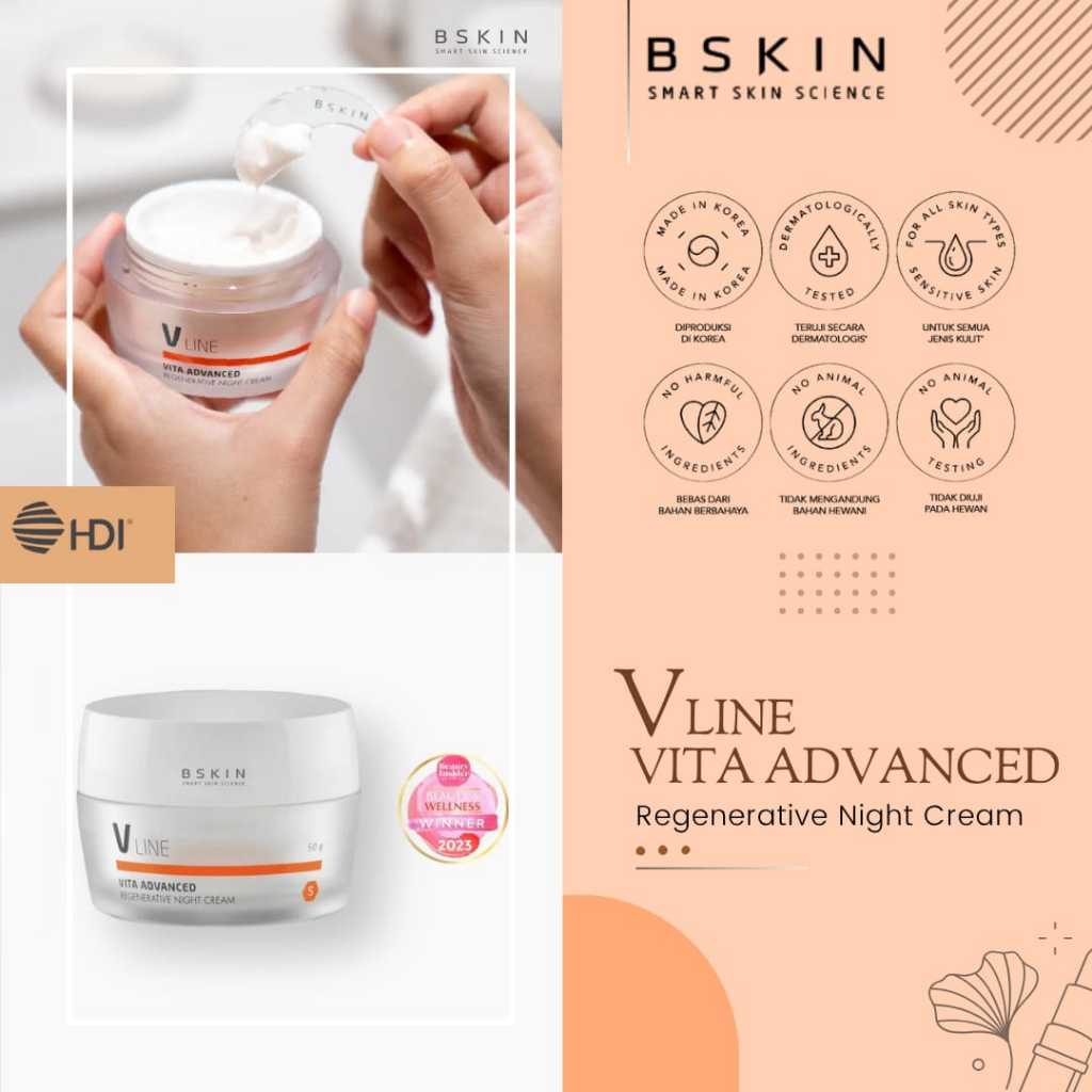 HDI VITA ADVANCED Regenerative Night Cream • BSKIN ( Original HDI Origins™ )