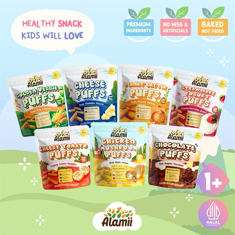 Alamii Puffs - Snack sehat anak - Gluten Free