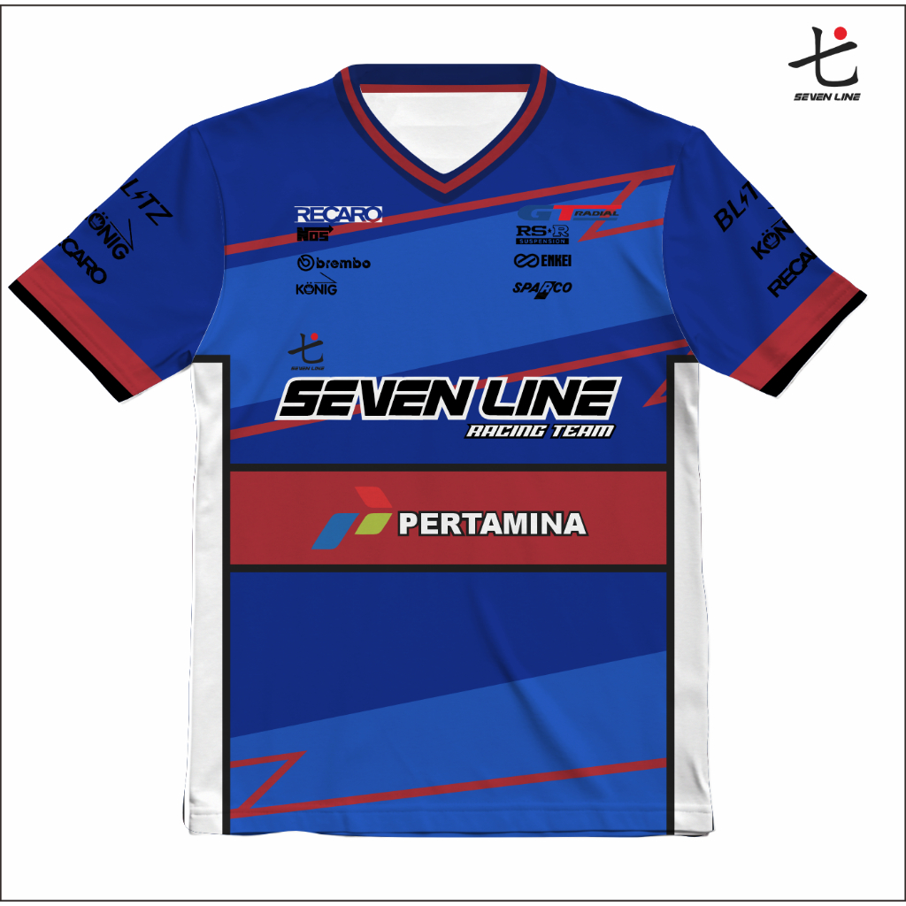 Kaos Jersey Mandalika Baju Drift, Garasi Drift Indonesia Jersey Pertamina Team Unisex Turbo