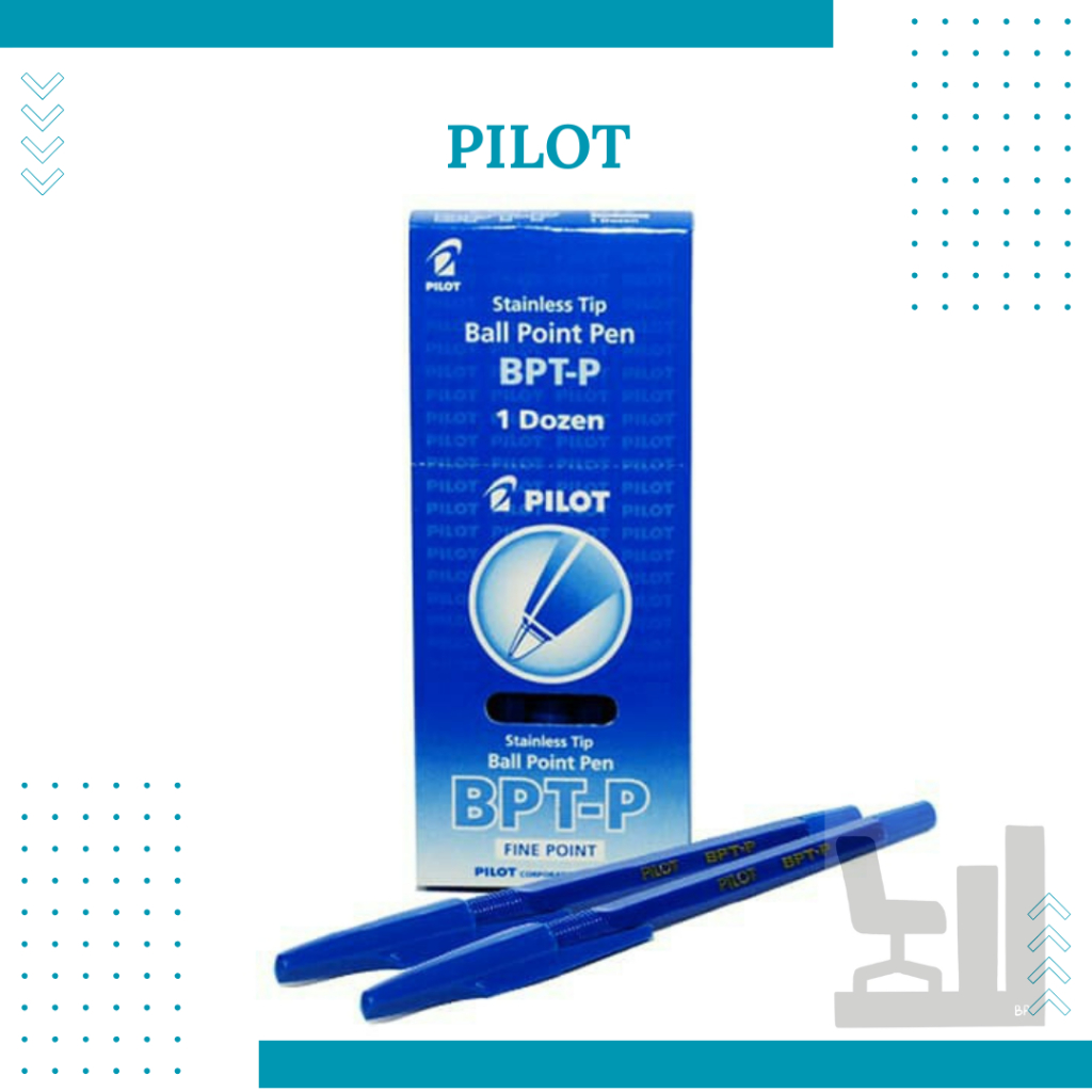 

Ballpoint PILOT BPT-P Tinta Warna Biru | Bolpen PILOT Biru