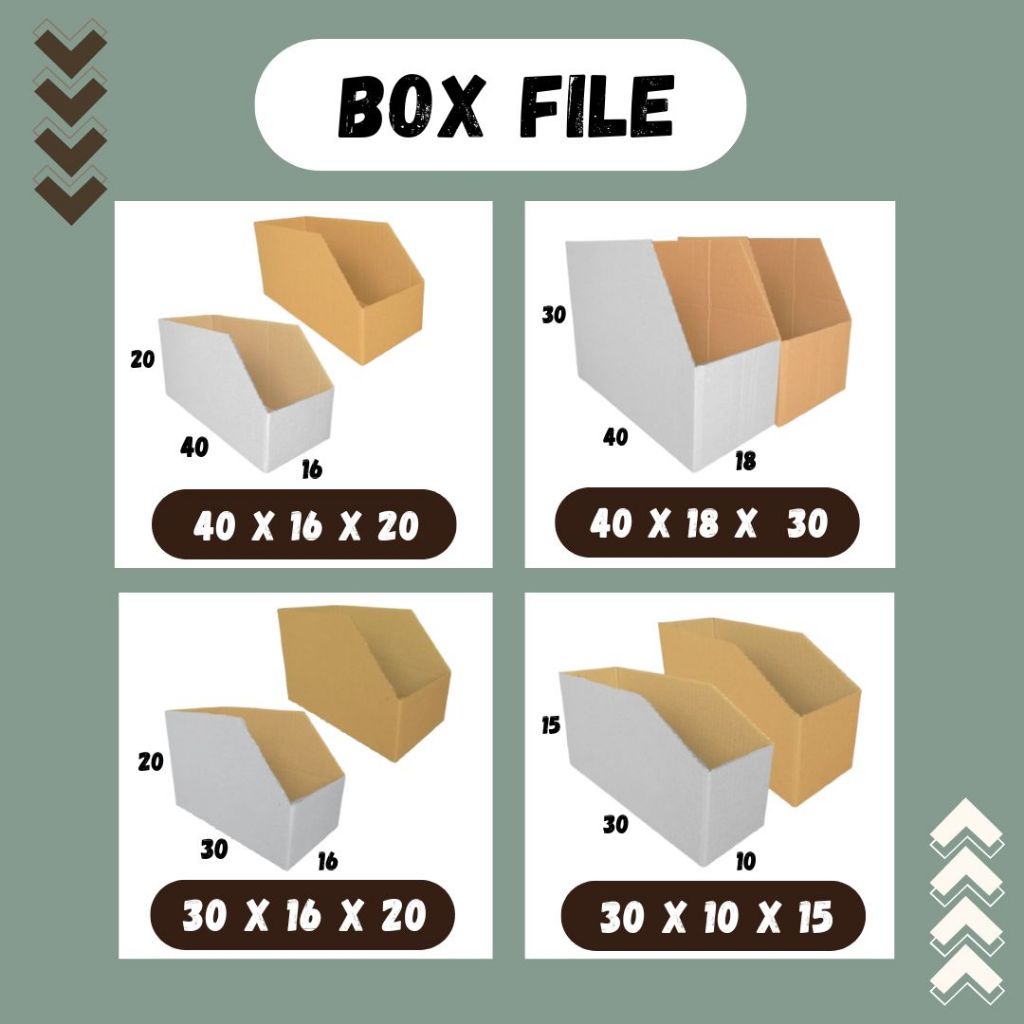 

Box File 40x18x30 / 40x16x20 / 30x16x20 / 22x12x30 / 30x10x15 / 20x10x28 / 20x20x28 Bondex Map Folder Map Bindex Partisi Box Bin Arsip Storage Box Bin Box Folder