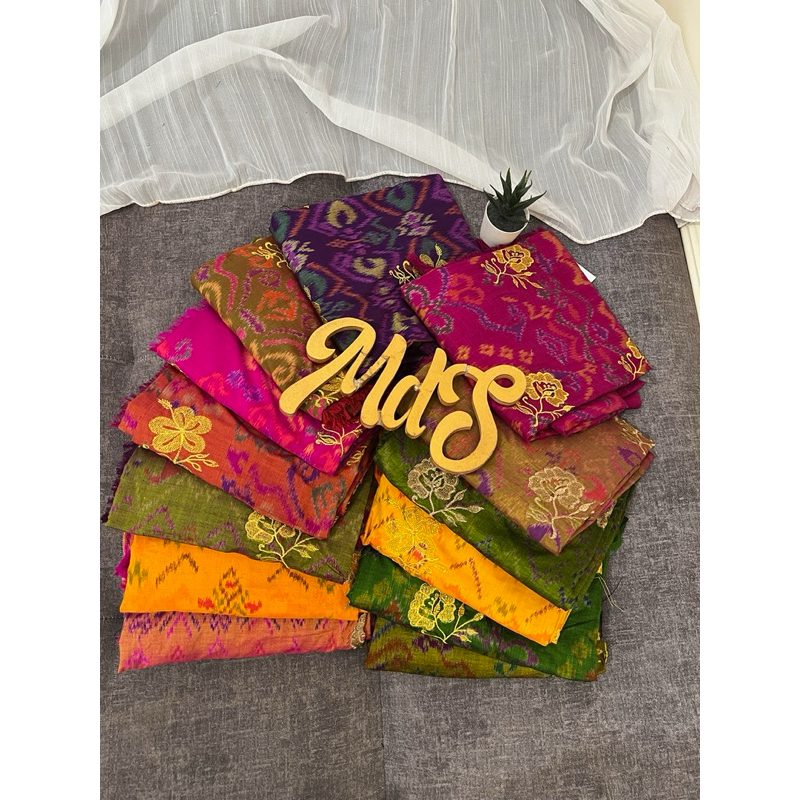 [C] MdS Kamen Sutra Mastuli Original Bordir Sugeng Set Selendang