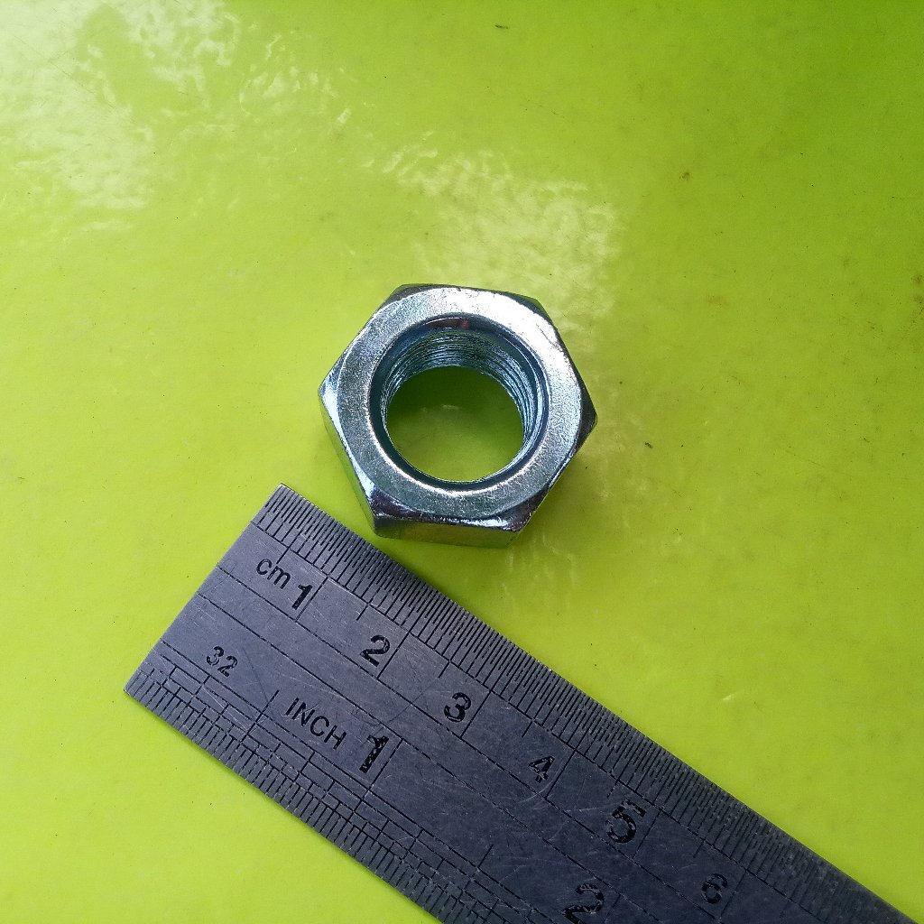 MUR M16 GALVANIS / MUR BAUT KUNCI 24 / MUR PUTIH M16 / MUR GALVANIZ M16 / NUT M16 BAUT 24