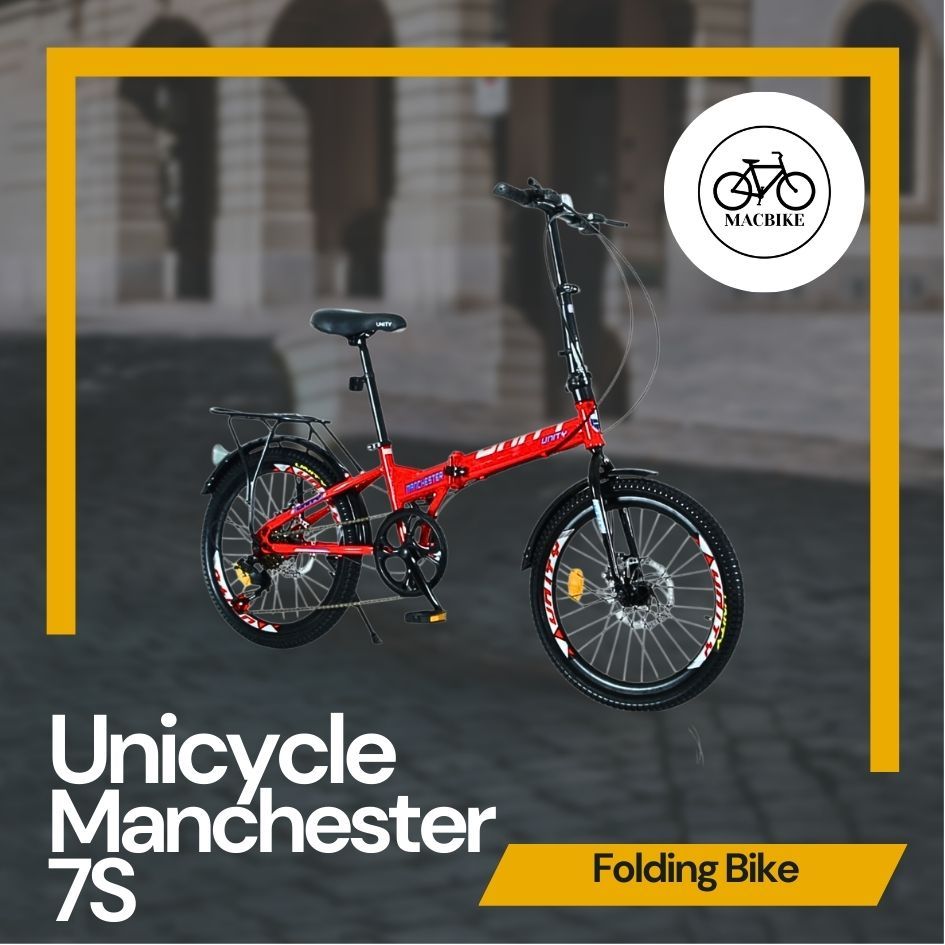 UNICYCLE FOLDING BIKE MANCHESTER 7S l SEPEDA LIPAT UNITY MANCHESTER 7S