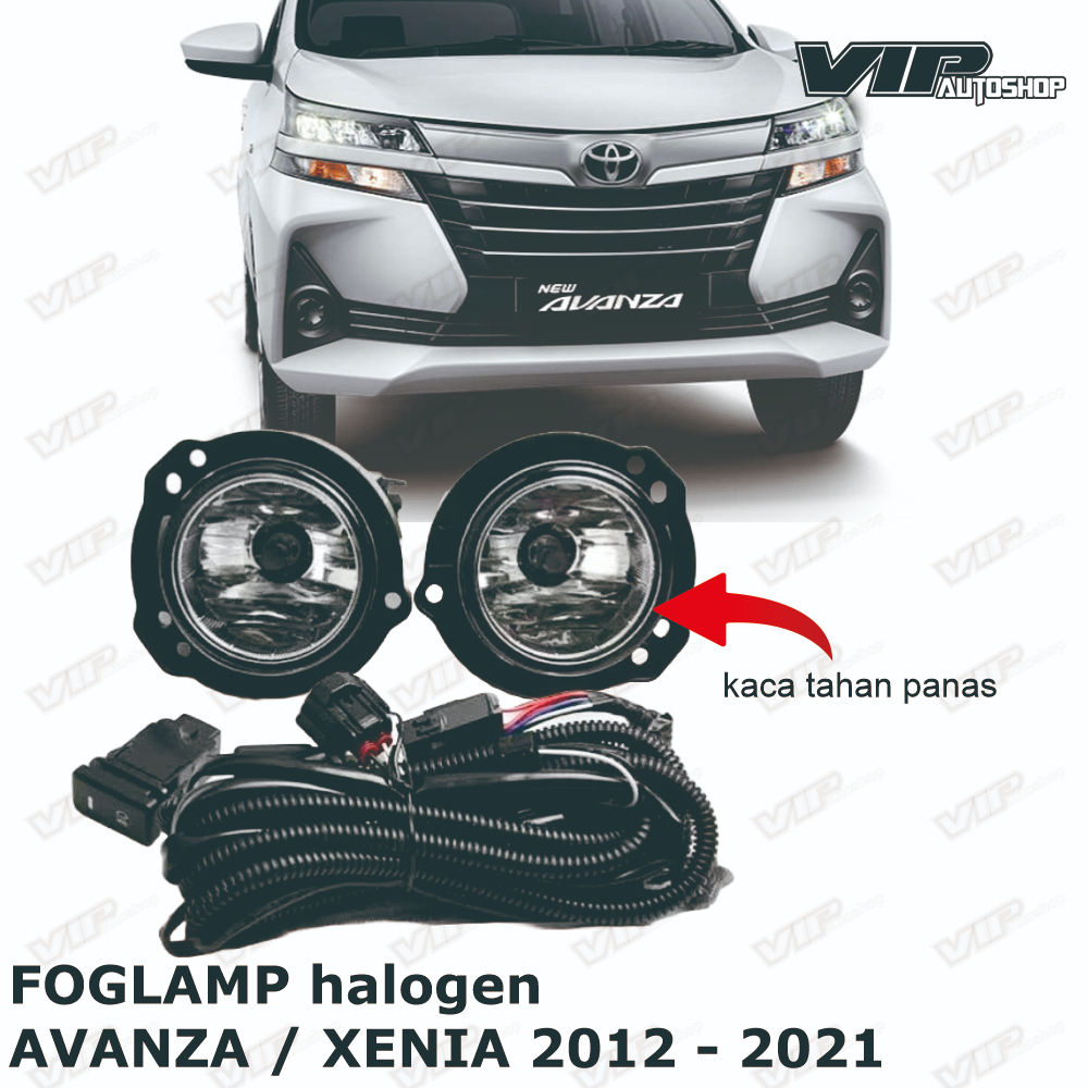 AVANZA XENIA 2012-2021 Foglamp lampu kabut fog lamp halogen kuning bemper bawah