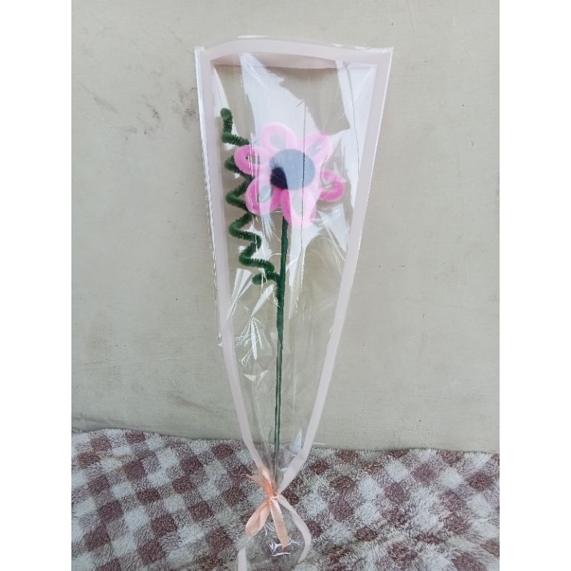 bunga tangkai kawat bulu / bunga satu tangkai/ bunga kawat bulu