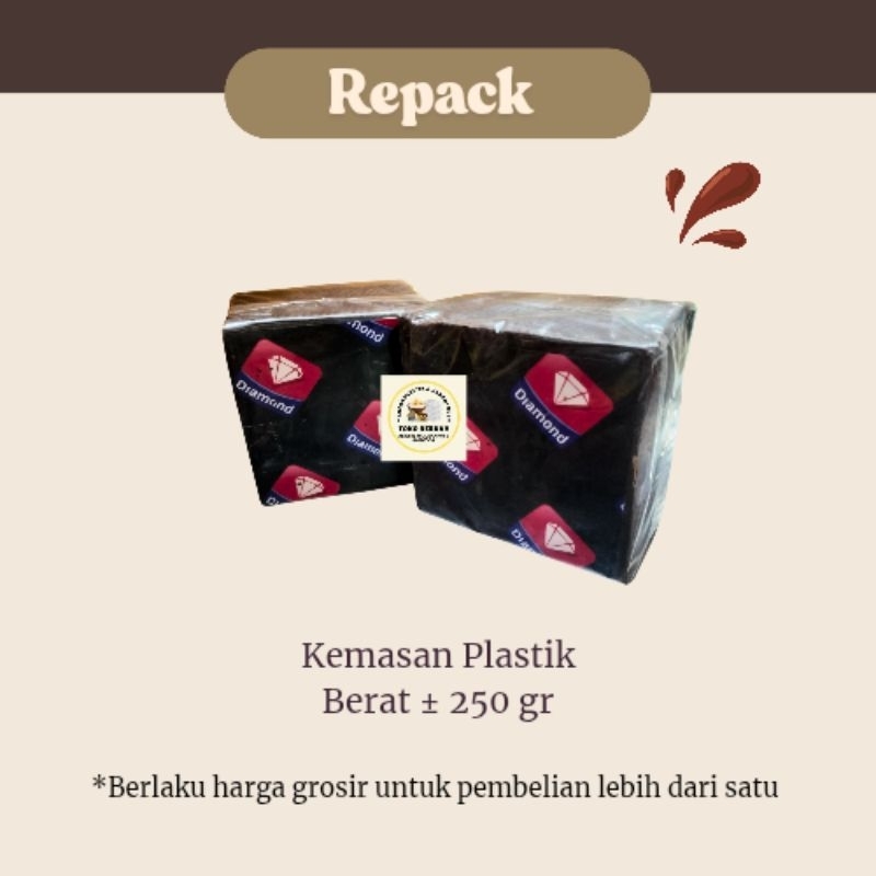 Coklat batangan Diamond/Dark chocolate Diamond (DCC) ±250 gr