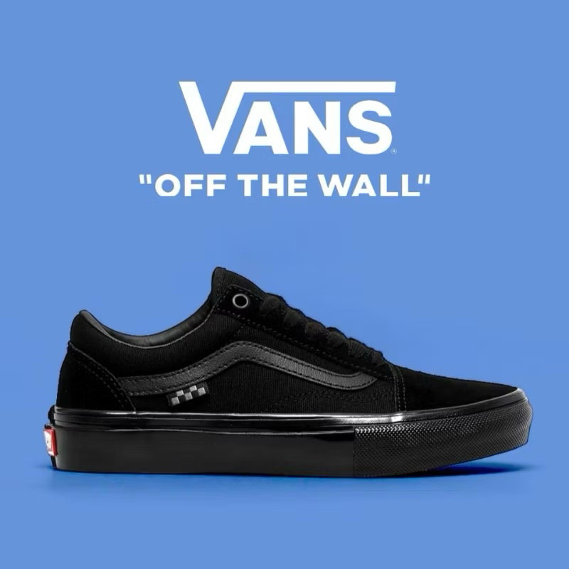 Vans Skate Oldskool Shoe Full Black Original100%