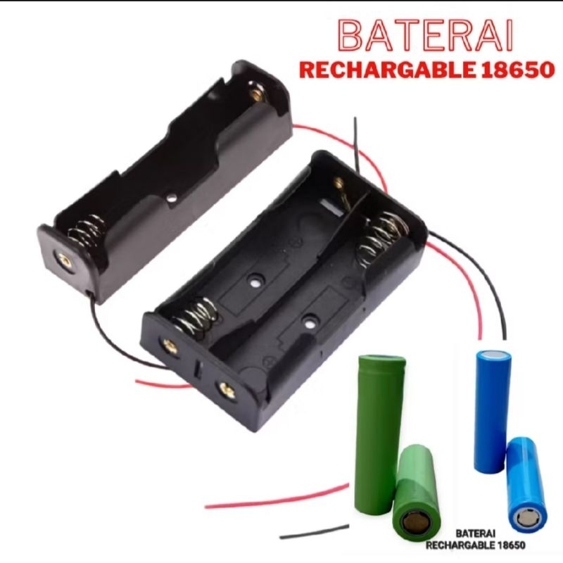 Holder Baterai 18650