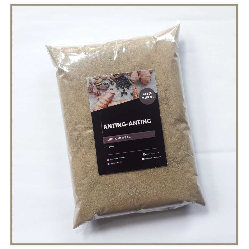 

Anting-Anting Bubuk 100 gram / 250 gram / Serbuk Anting-Anting Garansi Terjamin 100% Asli Murni / Simplisia Kering Anting-Anting / Bahan Ekstrak Anting-Anting Premium / Jamu Herbal Anting-Anting Tradisional Tanpa Bahan Pengawet