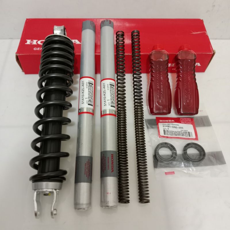 As shock depan + belakang honda Beat Fi Beat Fi Scoopy Fi 2013-2022 sok+per+sil+oli+shockbreaker bel