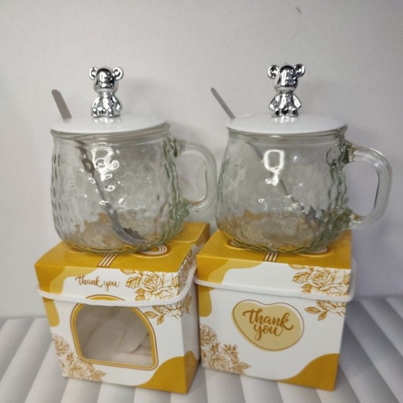 Ay00 20 PCS PAPER BOX BBC KEMASAN GELAS CANGKIR MUG FREE TALI / BOX GELAS ENAMEL