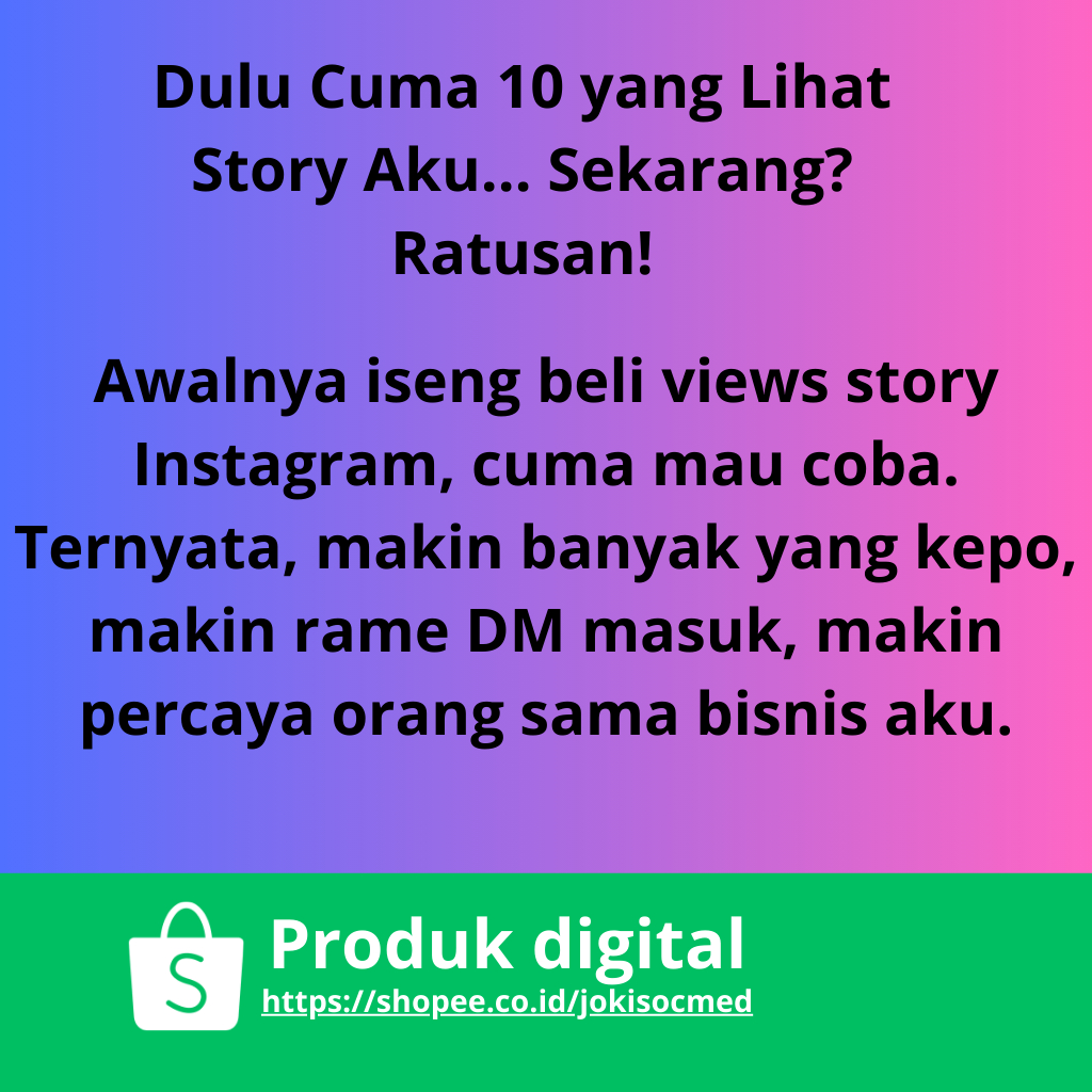 Viralnya - Jasa Instagram Story Views Indonesia Termurah Real Aktif Bergaransi | View IG Story Murah