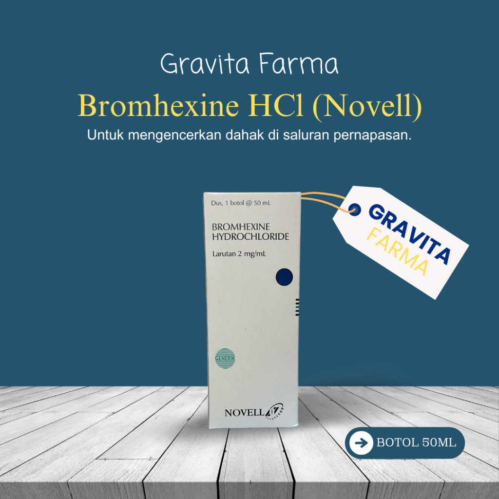 Bromhexine HCl Solution Cairan Nebulizer (Sama seperti Bisolvon Nebu)