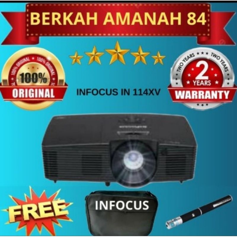PROYEKTOR INFOCUS INFOCUS IN 114XV XGA 3800 LUMENS HDMI