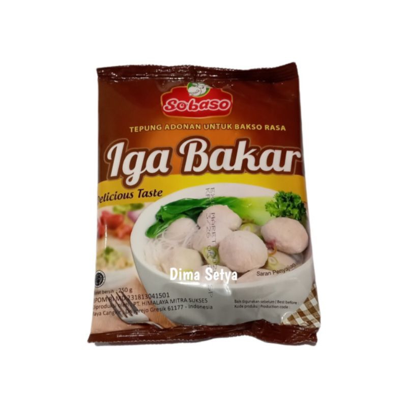 

SOBASO tepung adonan bakso rasa iga bakar 250 gram