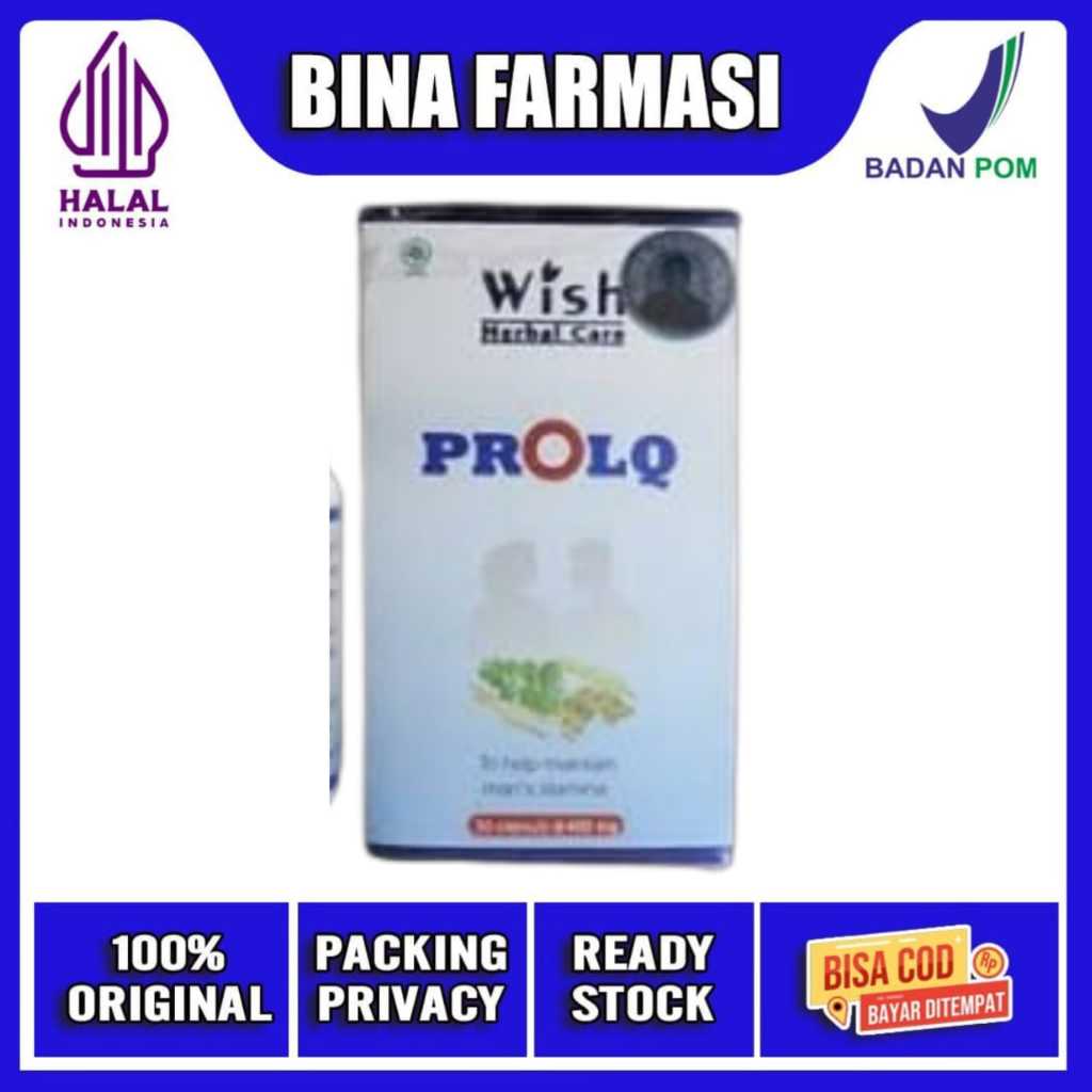 WISH ProLQ Original Dr Boyke 30 kapsul Herbal