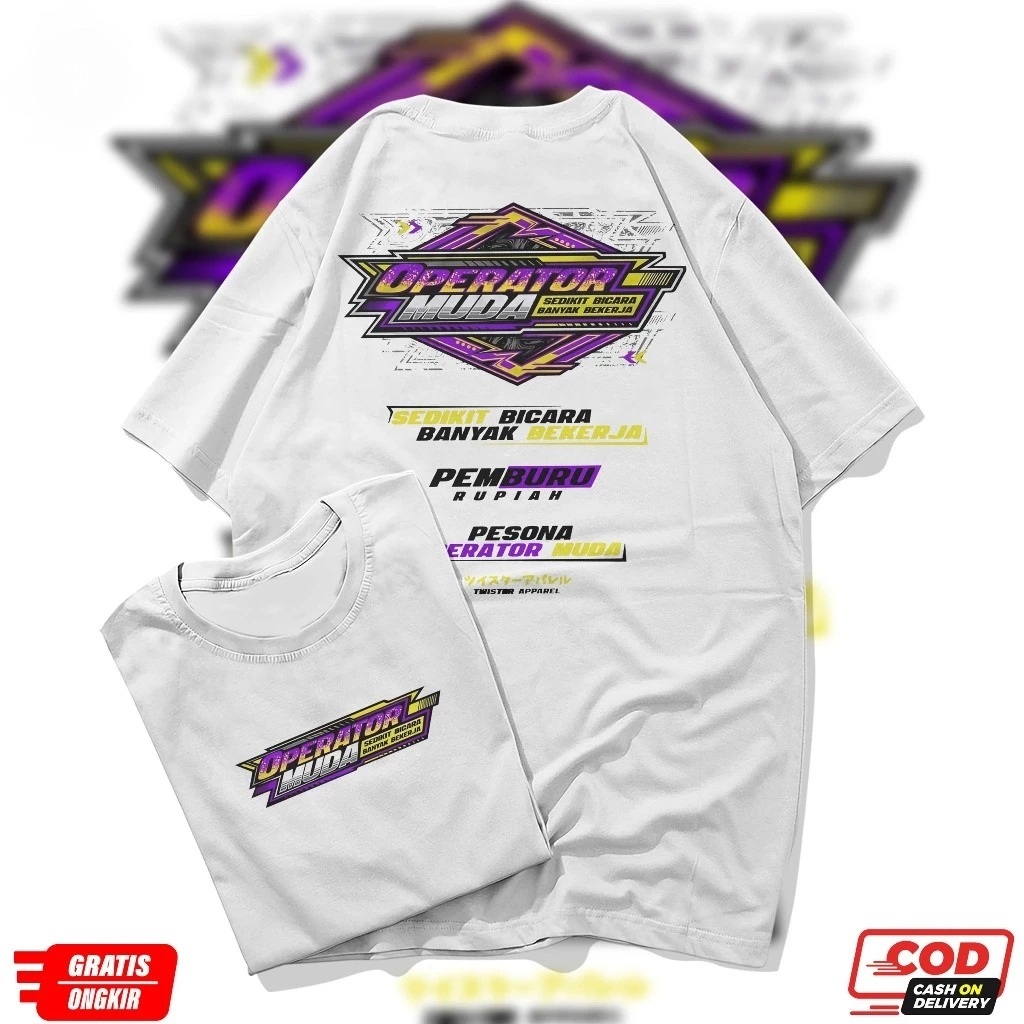 KAOS Operator Muda KAOS DISTRO Operator Muda KAOS PRIA WANITA