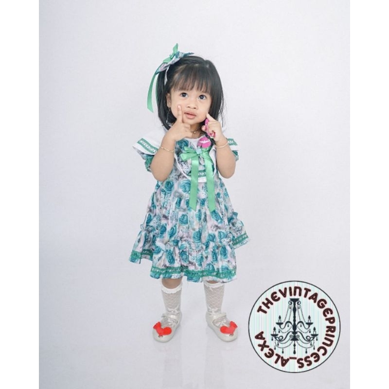 The Vintage Princess Alexa | Doll Dress | Dolly Dress Anak | Baju Anak Vintage | Baju Ultah Anak | B