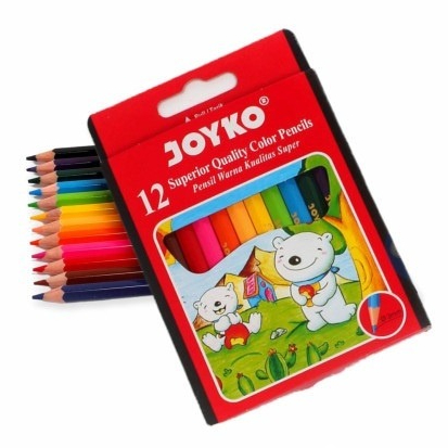 

Harga Grosir 1Dus/24packs Pensil Warna Color Pencil JOYKO CP-S12 PENDEK (12 warna) Kualitas Super
