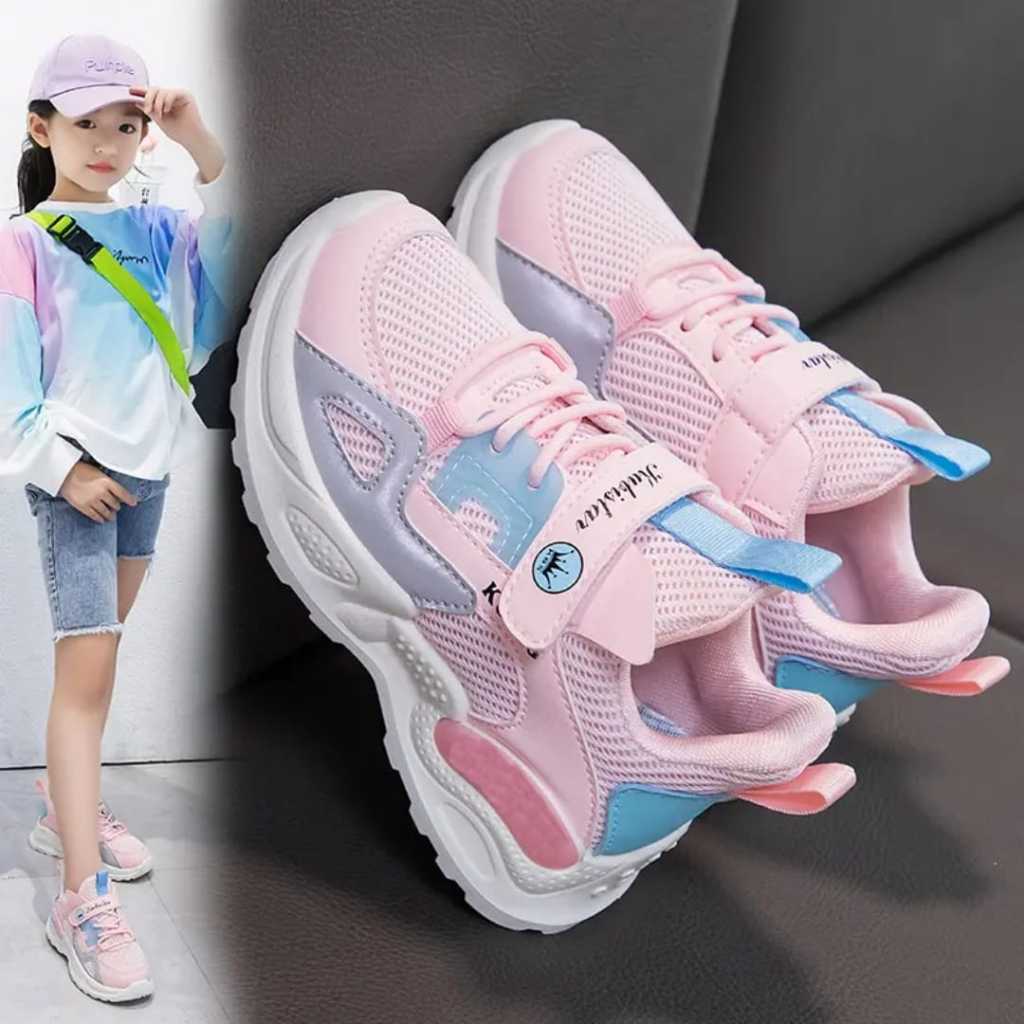 Sneker Ank Terbaru 2025 Sneaker Anak Perempuan 5 Tahun Swepatu Sekolah Anak Perempuan Paud Tk Sd Sne
